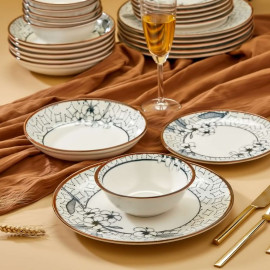 PORCELAIN PLATE SET 24 PIECES FROM FACTORY WHOLESALE 